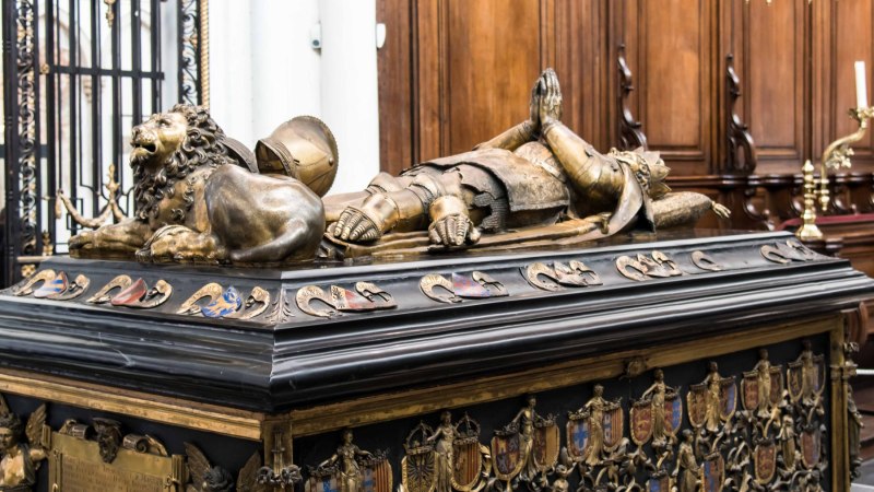 Tomb of Charles the Bold, father of Mary of Burgundy