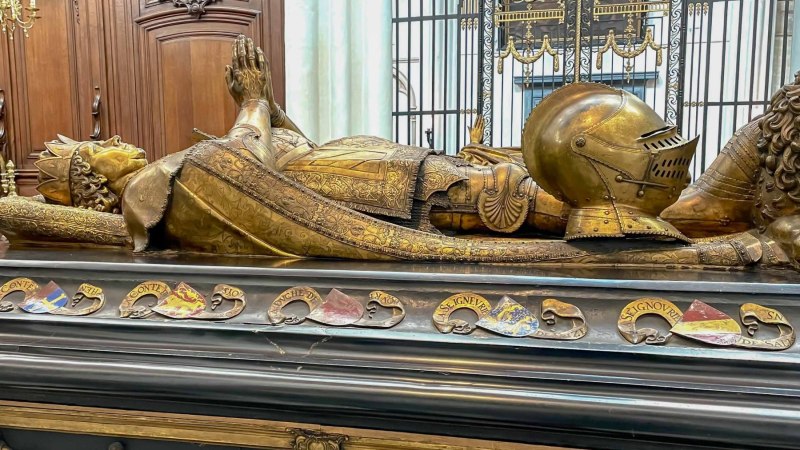 Tomb of Charles the Bold, father of Mary of Burgundy