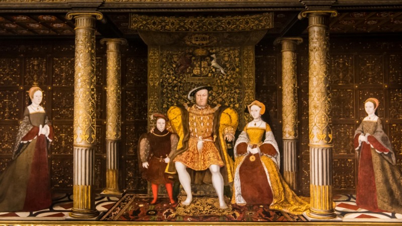 Henry VIII's Family Portriat - Hampton Court Palace - 1545