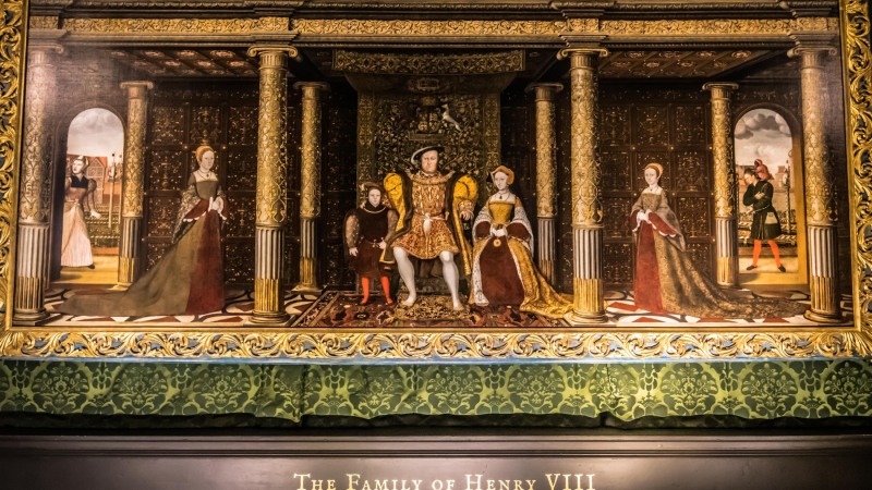 Henry VIII's Family Portriat - Hampton Court Palace - 1545