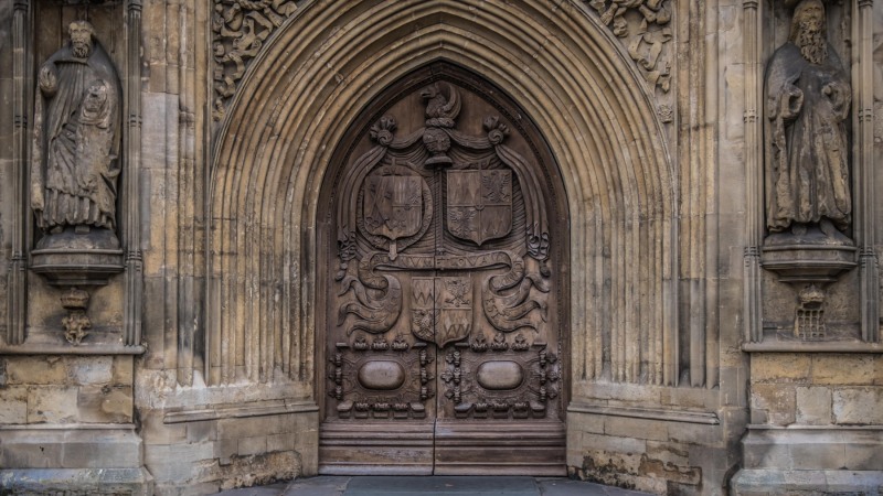 Bath Abbey Entrance - City of Bath, England