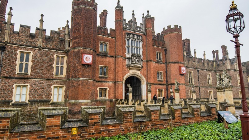 The Tudor Great Gate at Hampton Court Palace