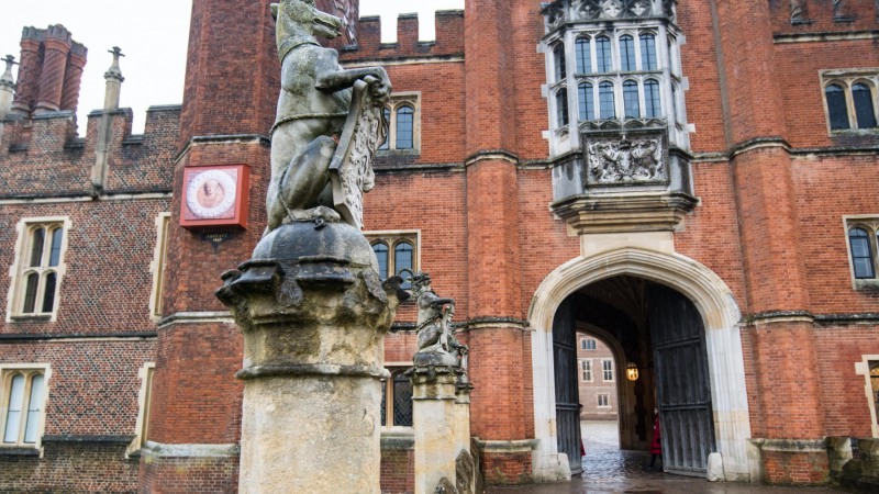 The Tudor Great Gate at Hampton Court Palace