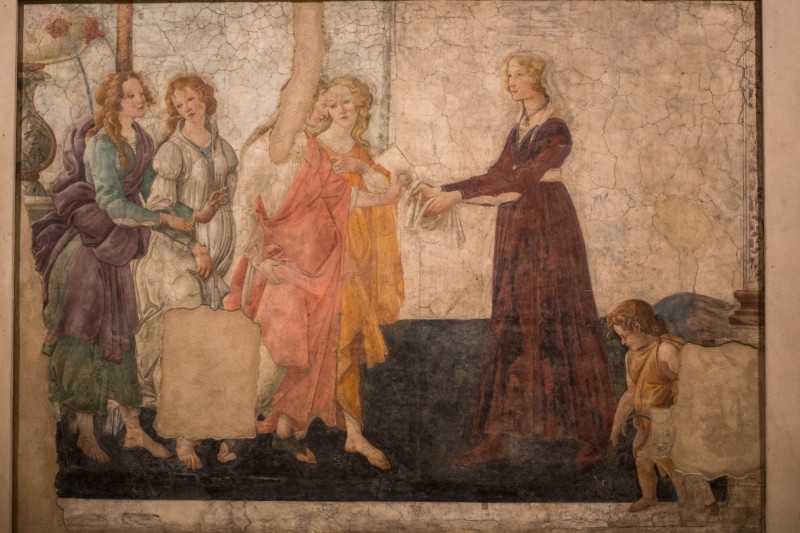 VENUS AND THE THREE GRACES PRESENTING GIFTS TO A YOUNG WOMAN - 1483