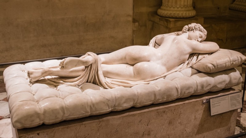 SLEEPING HERMAPHRODITUS - Unknown. Mattress 1620