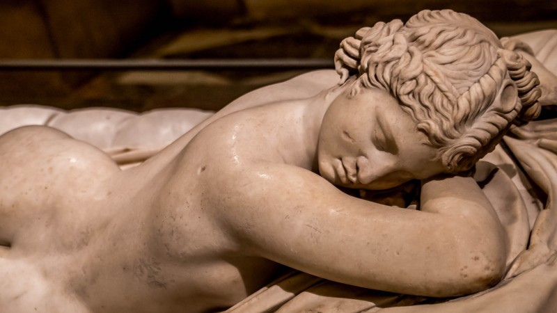 SLEEPING HERMAPHRODITUS - Unknown. Mattress 1620