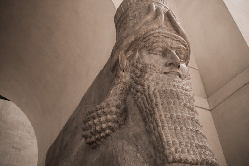 LAMASSU FROM THE CITADEL OF SARGON II -  713 BC