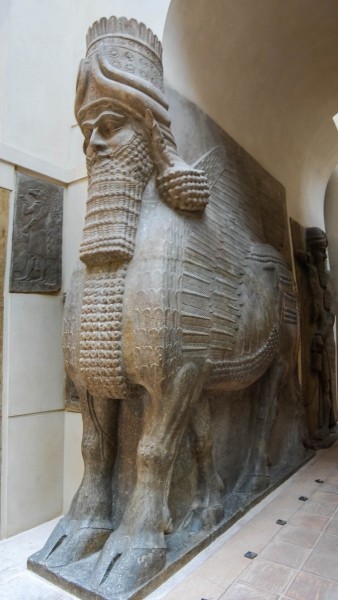 LAMASSU FROM THE CITADEL OF SARGON II -  713 BC