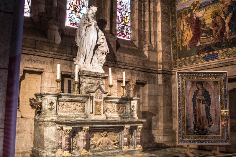 Interior of the Sacré-Cœur Basilica