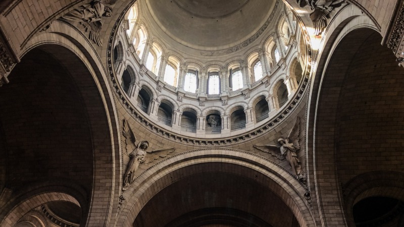 Interior of the Sacré-Cœur Basilica